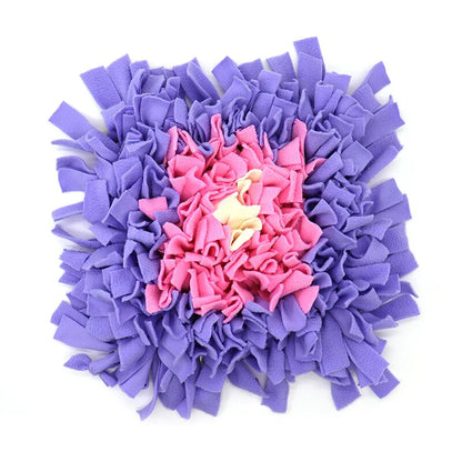 Furryforest Washable Snuffle Smelling Mats for Pet Dogs Anti-Slip Nose Training Blanket Sniffing Pads Dog Puzzle Toys