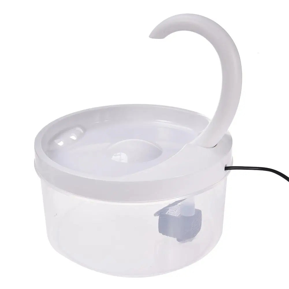 Meow-tastic H2O Party: The Posh Purr-fountain with Sparkly Blue Bling for Your Furry Hydration Enthusiasts!