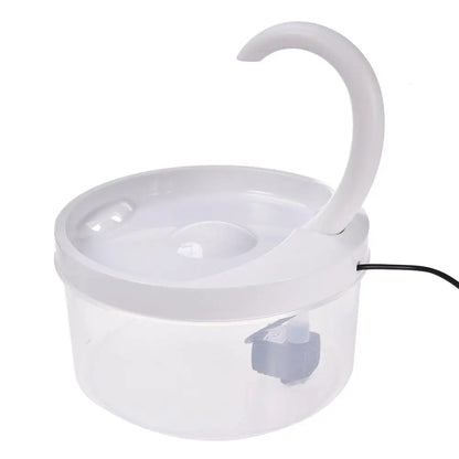 Meow-tastic H2O Party: The Posh Purr-fountain with Sparkly Blue Bling for Your Furry Hydration Enthusiasts!