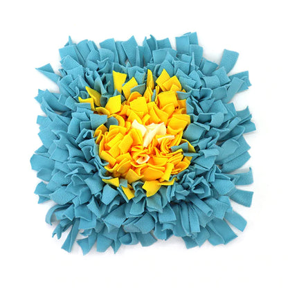 Furryforest Washable Snuffle Smelling Mats for Pet Dogs Anti-Slip Nose Training Blanket Sniffing Pads Dog Puzzle Toys