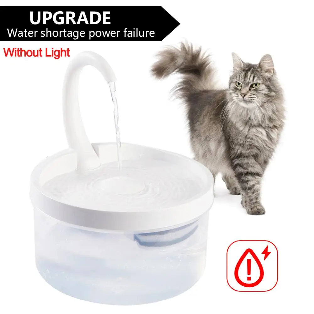 Meow-tastic H2O Party: The Posh Purr-fountain with Sparkly Blue Bling for Your Furry Hydration Enthusiasts!