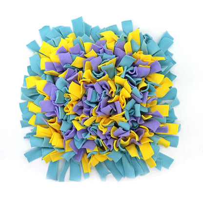 Furryforest Washable Snuffle Smelling Mats for Pet Dogs Anti-Slip Nose Training Blanket Sniffing Pads Dog Puzzle Toys